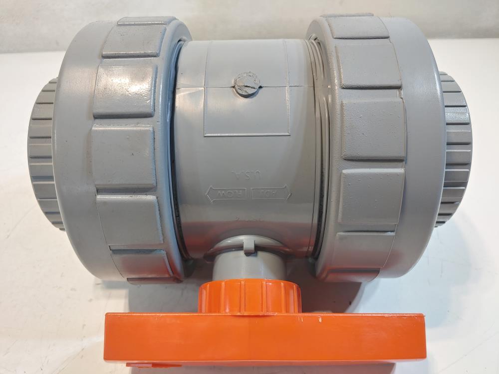 Nibco 3" Chemtrol, Socket, Tru-Bloc Tru Union, CPVC Ball Valve