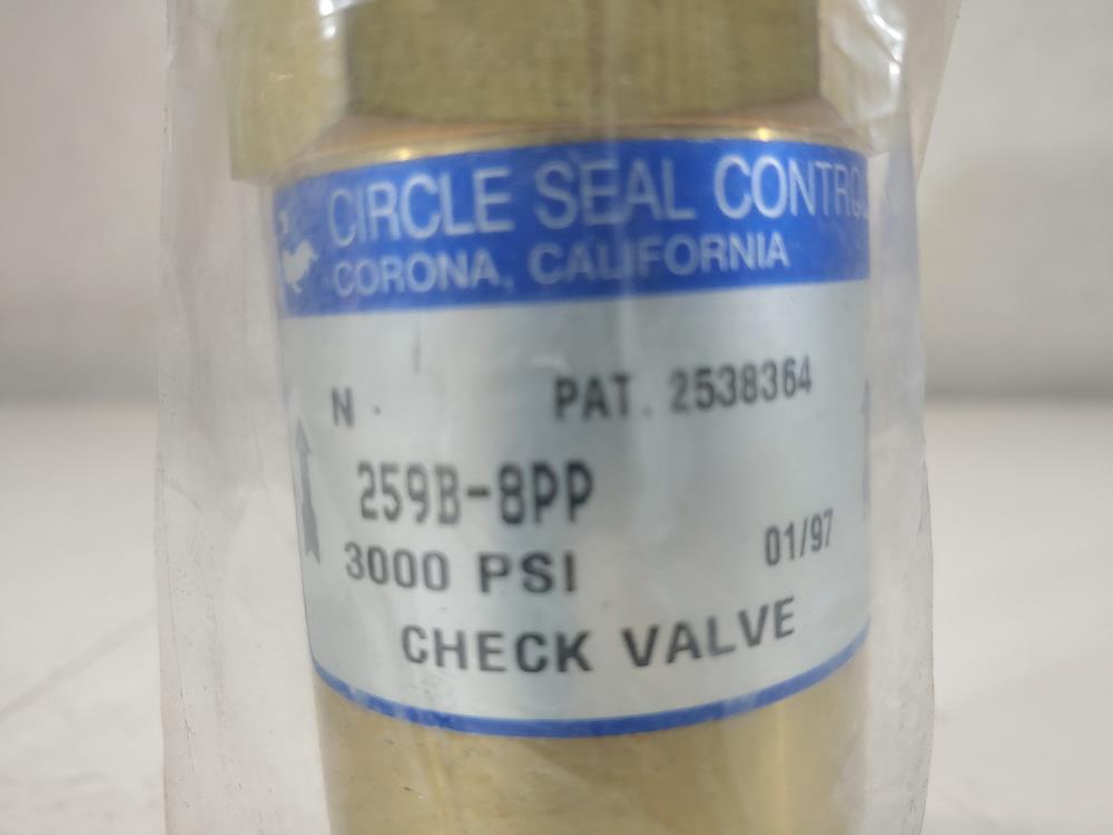 Circle Seal 1" Check Valve 259B-8PP