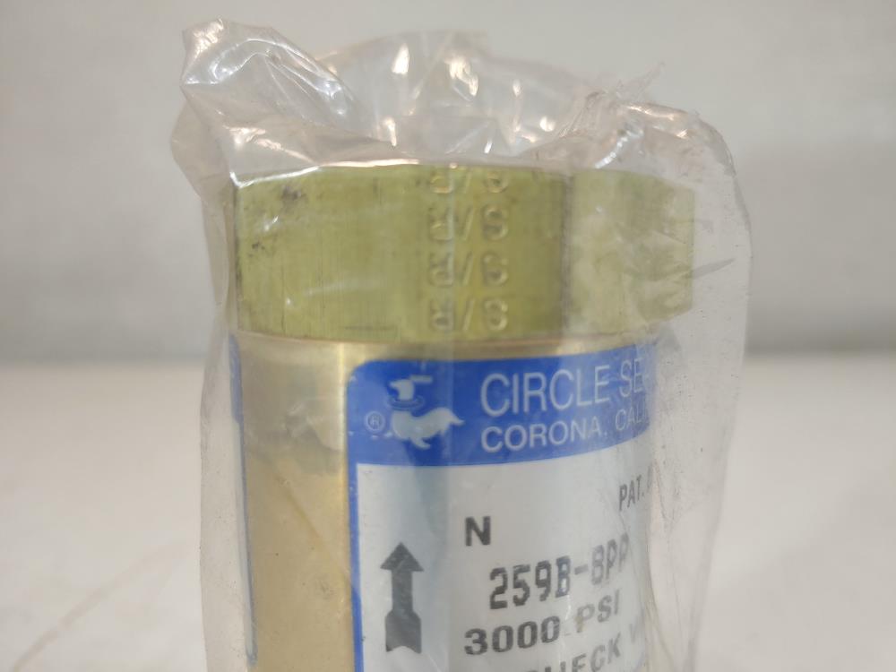 Circle Seal 1" Check Valve 259B-8PP