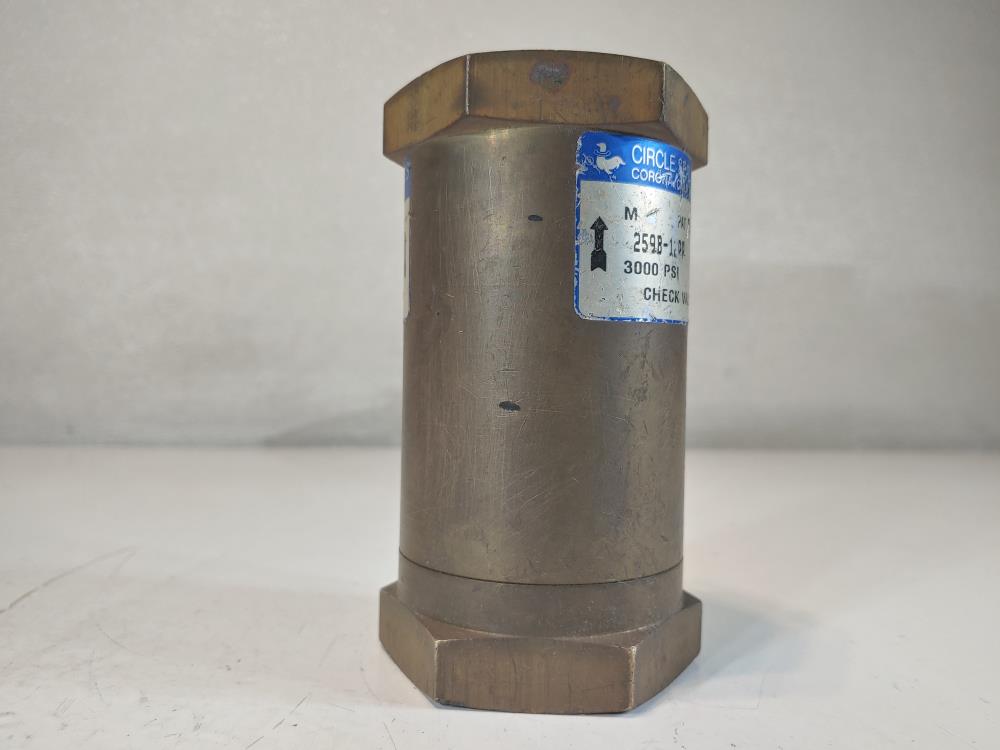 Circle Seal 1-1/2" Check Valve 259B-12PP