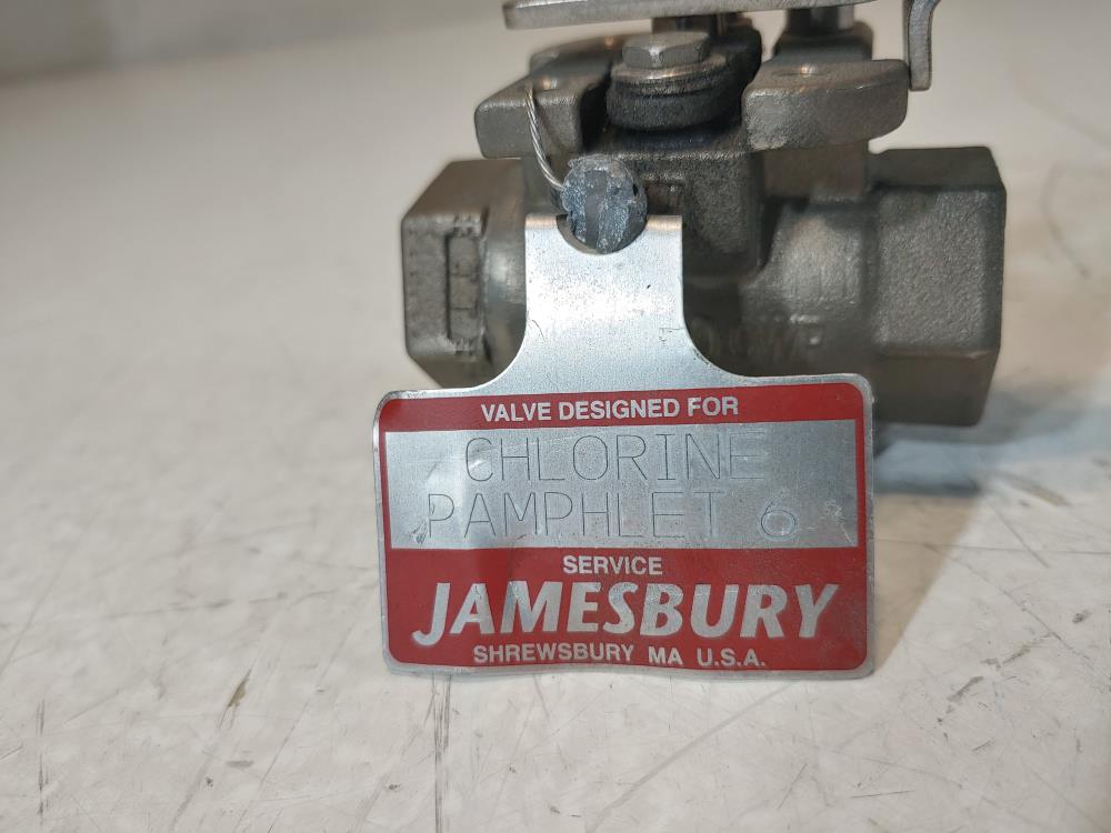 Jamesbury 1/2" Ball Valve Figure: 9EAC7100XT