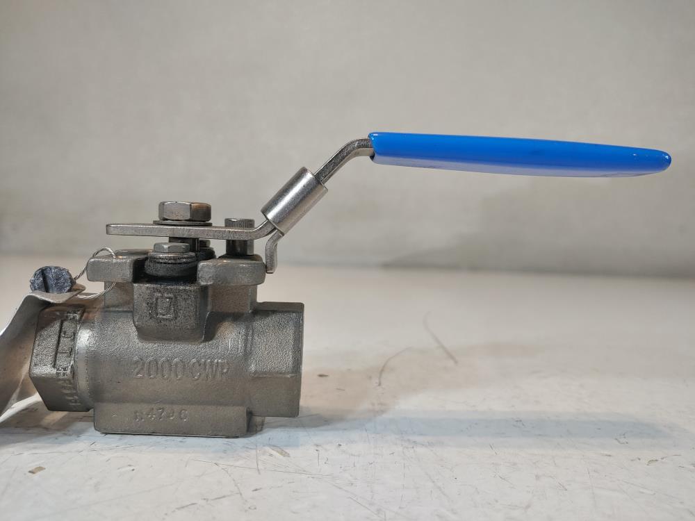 Jamesbury 1/2" Ball Valve Figure: 9EAC7100XT