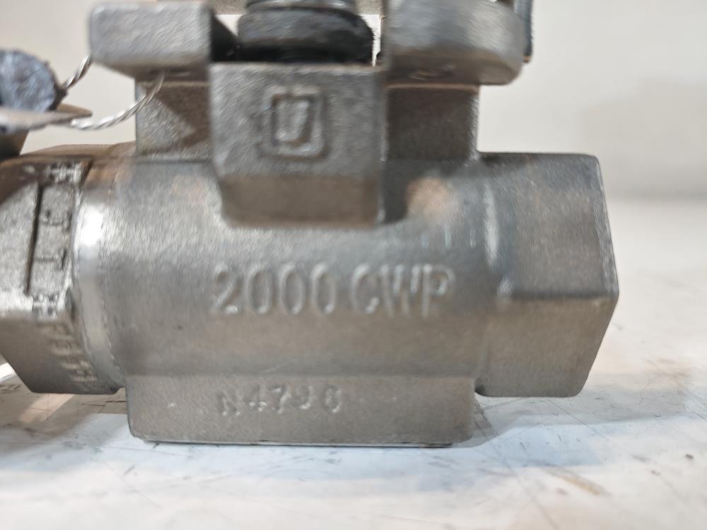 Jamesbury 1/2" Ball Valve Figure: 9EAC7100XT