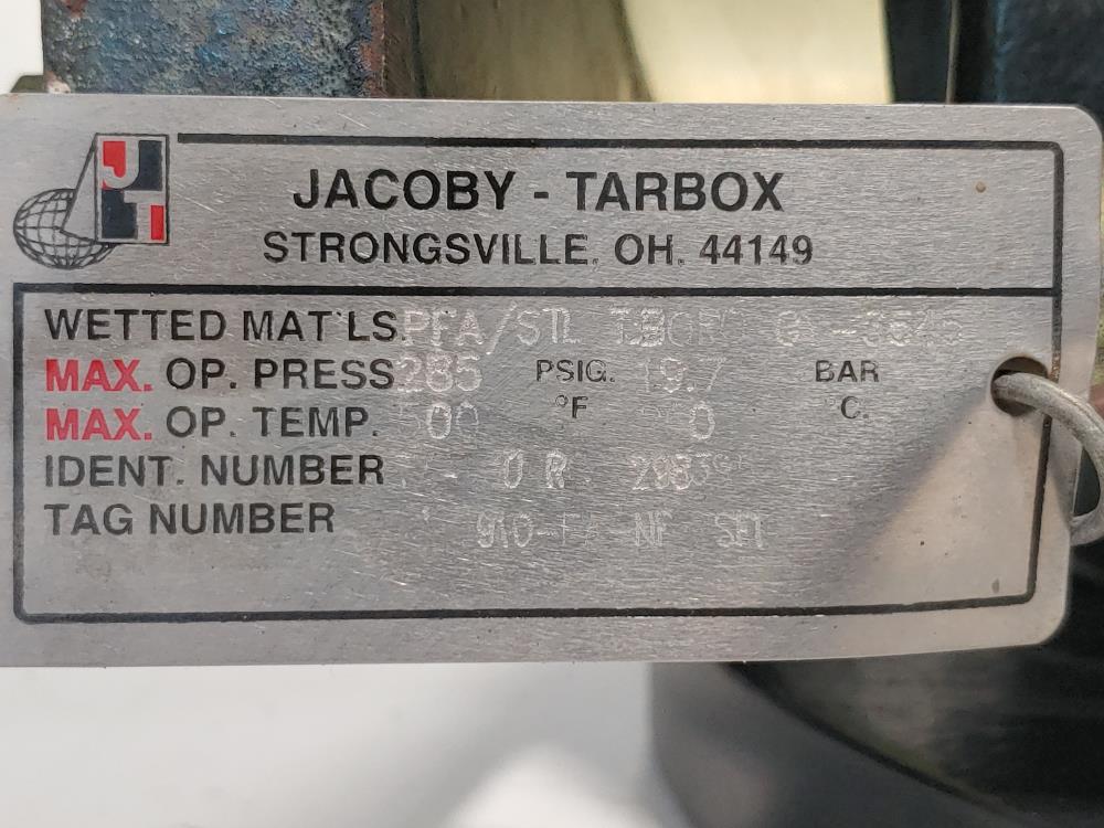 Jacoby Tarbox 8" 300# Plain Flanged WCB Sight Flow Indicator  T7A 30 RC 298395