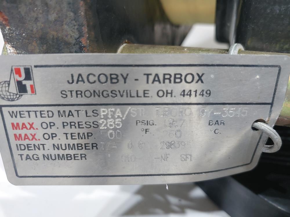 Jacoby Tarbox 8" 300# Plain Flanged WCB Sight Flow Indicator  T7A 30 RC 298395