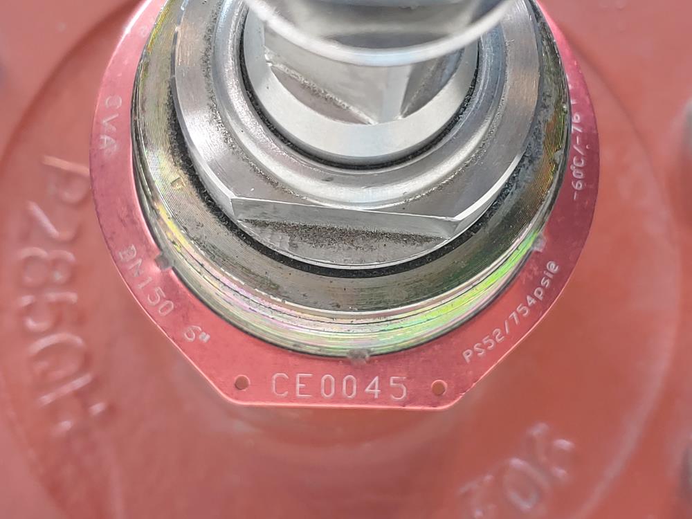 Danfoss SVA 148BO515, 6" 150 Shut-Off Valve PS52/754 PSIG