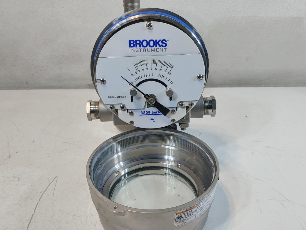 Brooks 1/2" 150# 3809G Series Metal Tube Variable Area Flowmeter