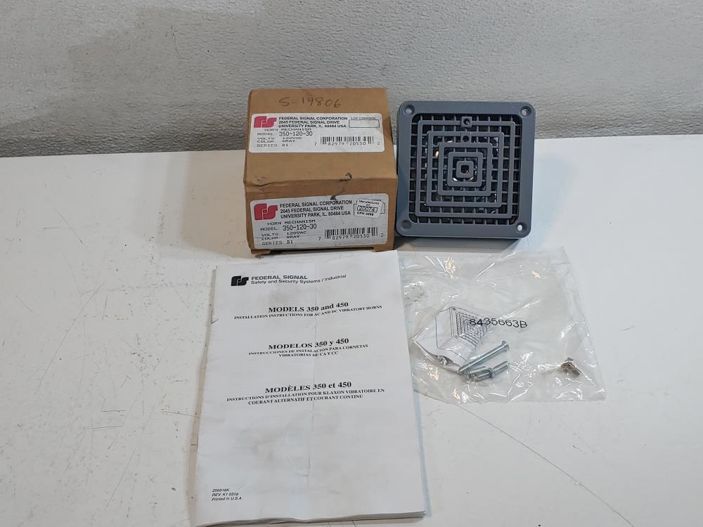 Federal Signal Vibratone Horn 350-120-30 Series B1