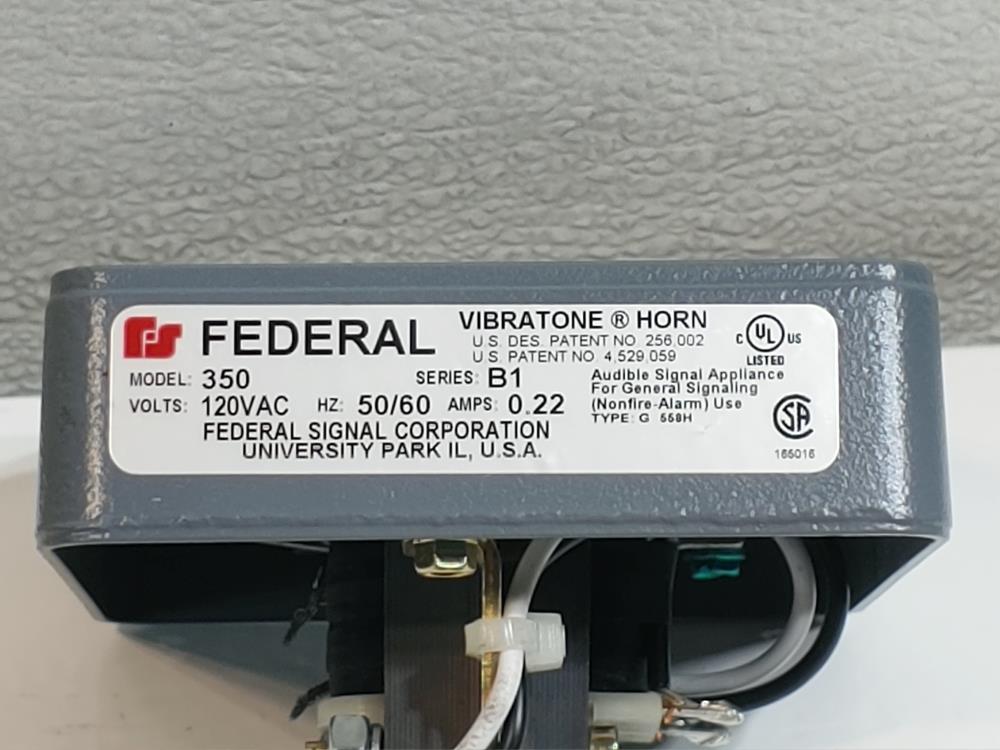 Federal Signal Vibratone Horn 350-120-30 Series B1