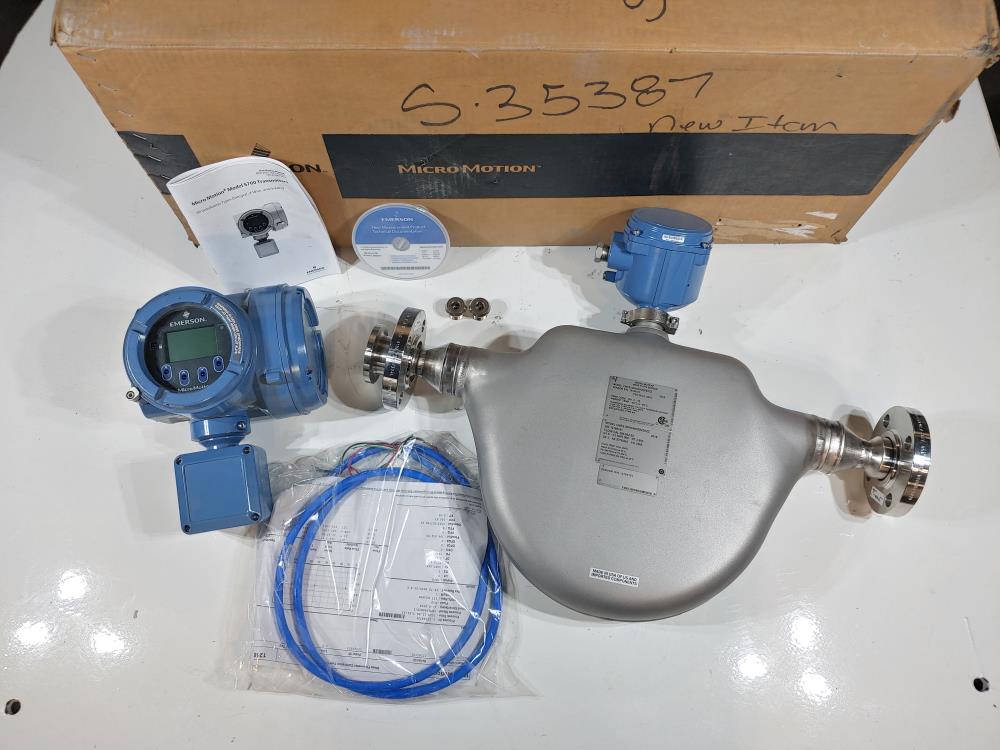 Micro Motion CMFS100 Elite Coriolis Flow Meter w/ 800 Enhanced Core Processor