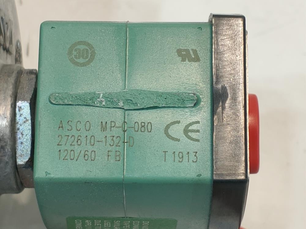 Asco 8214G038C  3/4" 2-Way N/O Gas Vent Solenoid Valve