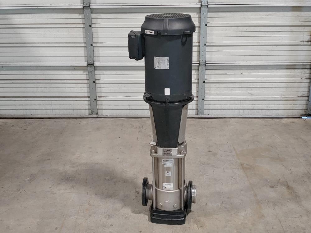 Webtrol NV180B3-2FE3T NV Series Vertical Booster Pump w/ WEG 20 HP Motor