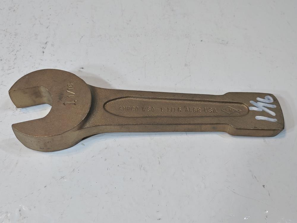 Ampco 1-1/16" Aluminum/Bronze Open End Wrench