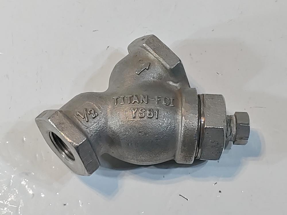 Titan 1/2" YS81 "Y" Strainer