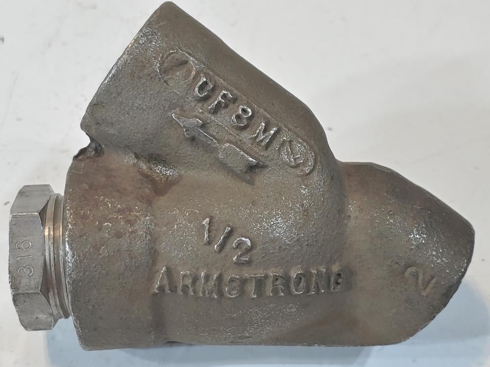 Armstrong 1/2" 1500# CF8M threaded "Y" Strainer  B-1876