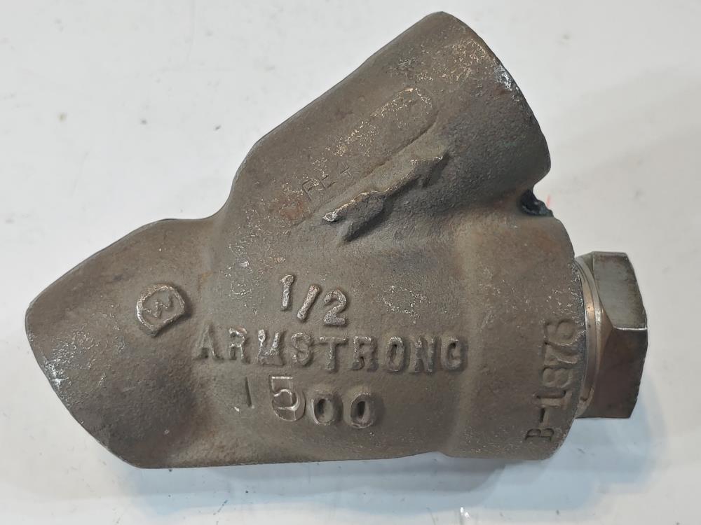 Armstrong 1/2" 1500# CF8M threaded "Y" Strainer  B-1876