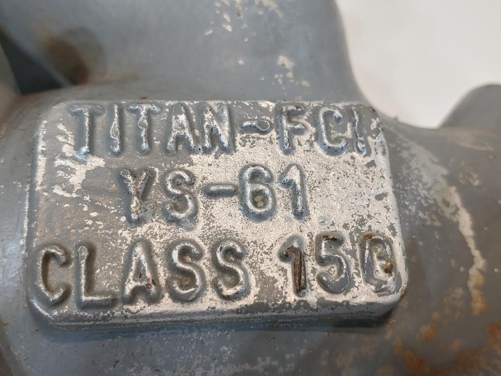 Titan 2" 150# CS Flanged "Y" Strainer