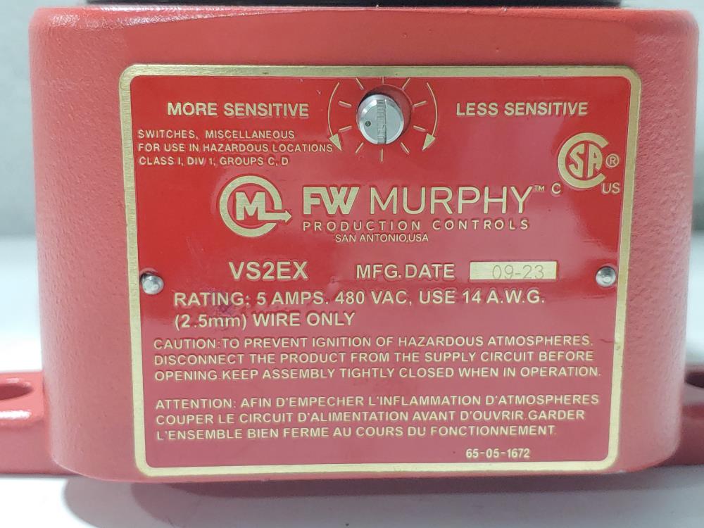 Murphy ExplosionProof Shock & Vibration Switch VS2EX