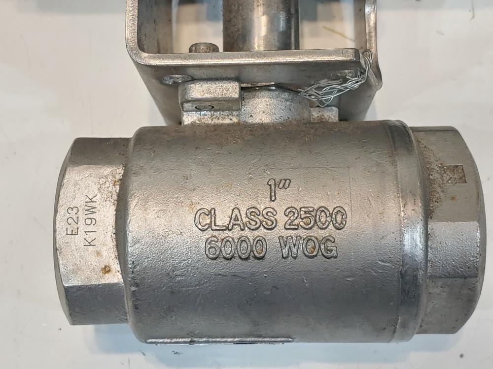 Keckley C-1000SR4 Spring Return Actuator w/ 1" Ball Valve & Mechanical Switch