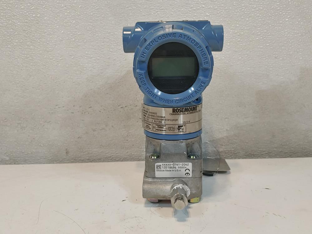 Rosemount 3051 HART Pressure Transmitter 3051CD4A22A1AM5E5P1Q4Q8