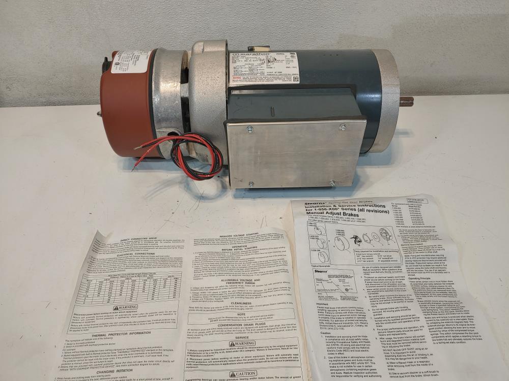 Stearns Brake w/Marathon Electric Blower Motor/Fan  LVM 56B17F5330F P