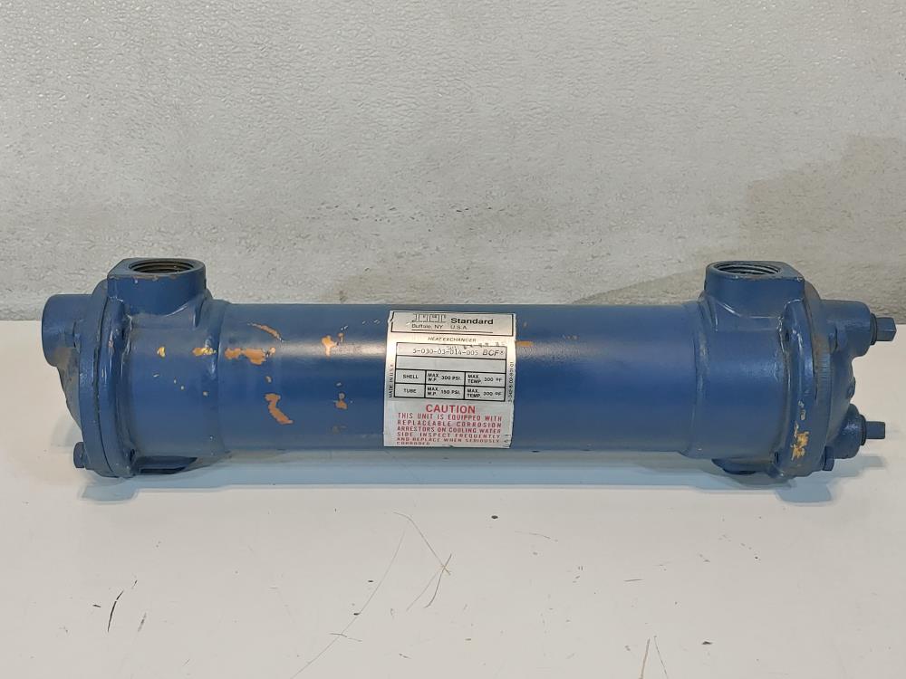 ITT Standard BCF Shell & Tube Heat Exchanger, Copper Tubes, 5-030-03-014-005 