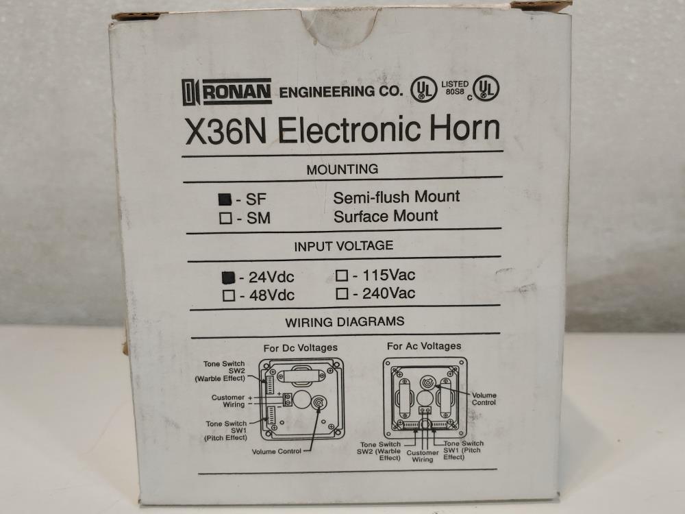 Ronan X36N Electronic Horn