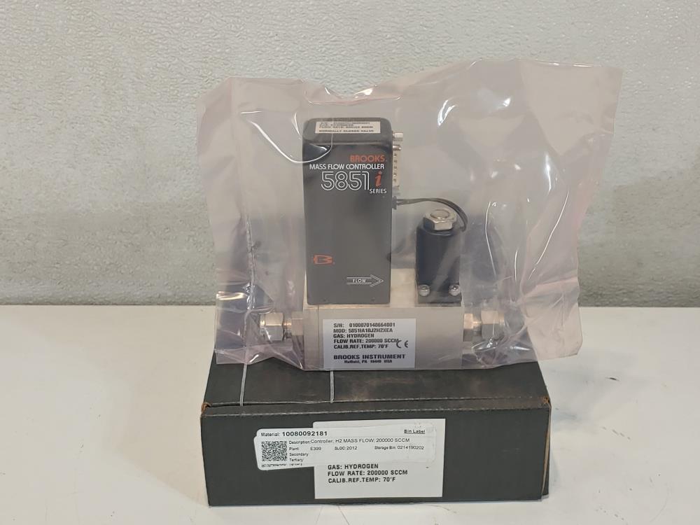 Brooks 5851IA1BJHXEA Mass Flow Controller 70 F REF Temp