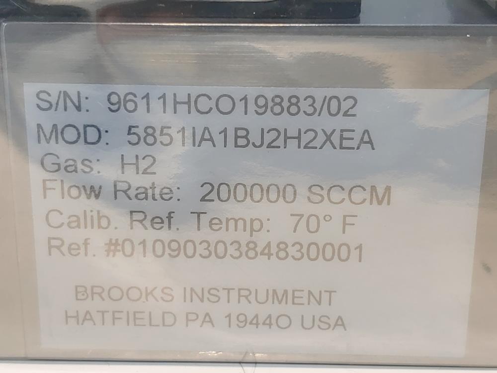 Brooks 5851IA1BJ2H2XEA Mass Flow Controller 