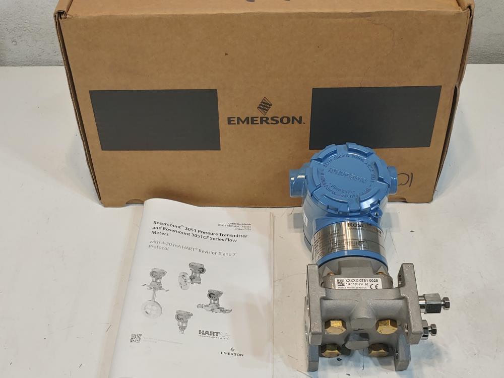 Rosemount Emerson 3051 Hart Pressure Transmitter  3051CD2A05A1AH3E5CN