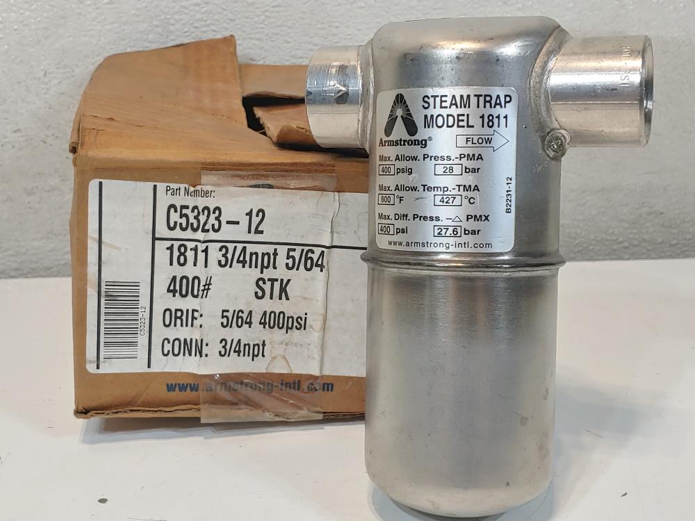 Armstrong 1811 - 3/4" NPT Inverted Bucket Steam Trap 400 PSI