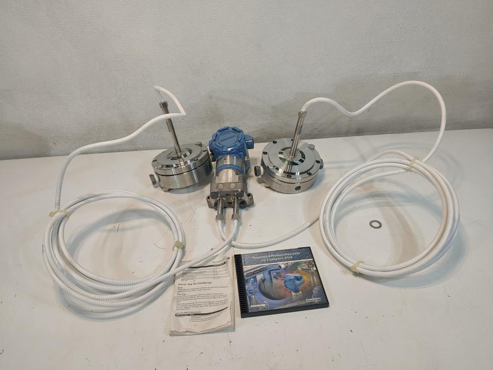 Rosemount 3051 Smart Family Hart Pressure Transmitter  w/ 750 PSIG Diaphragm 