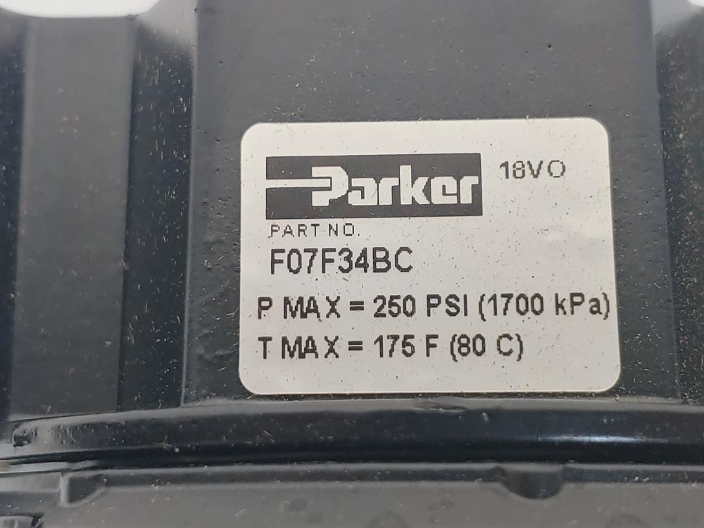 Parker F07F34BC Finite Filter 1/2" NPT