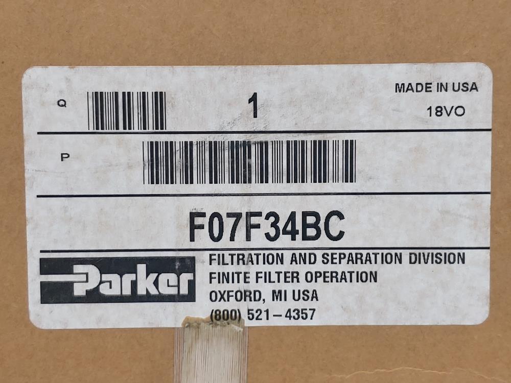 Parker F07F34BC Finite Filter 1/2" NPT
