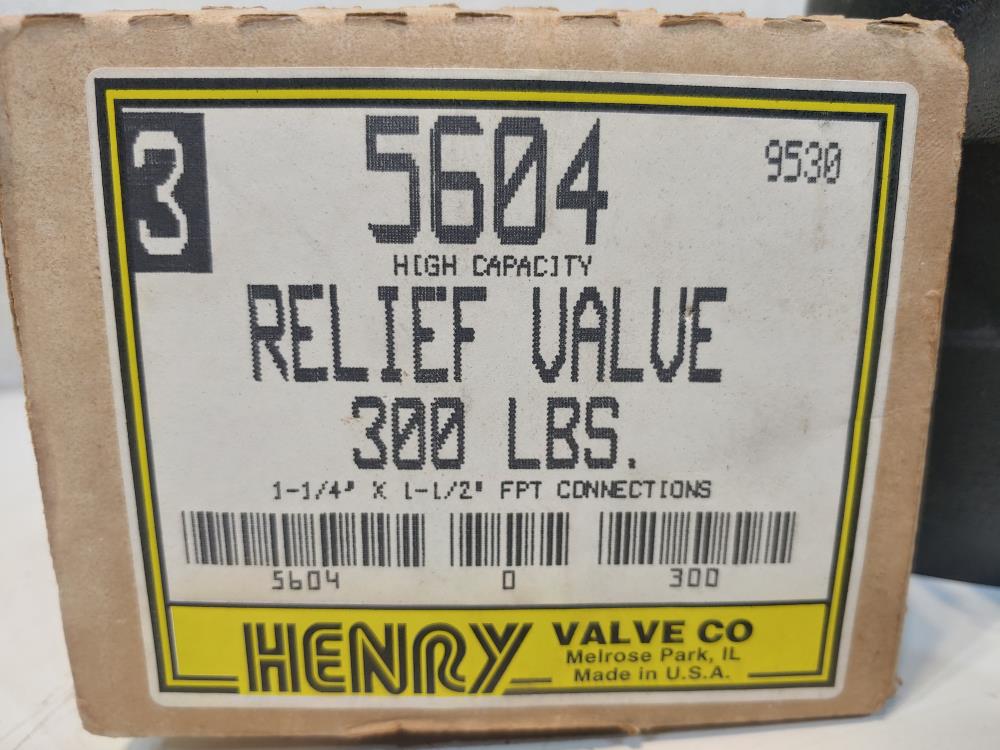 Henry 5604 Pressure Relief Valve 1-1/4" FPT X 1-1/2" FPT