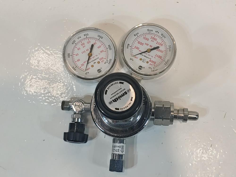 Smith HPS270-125-4F-BV Compressed Gas Regulator 