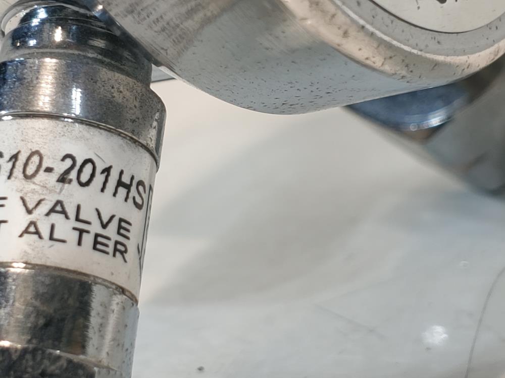 Smith HPS270-125-4F-BV Compressed Gas Regulator 