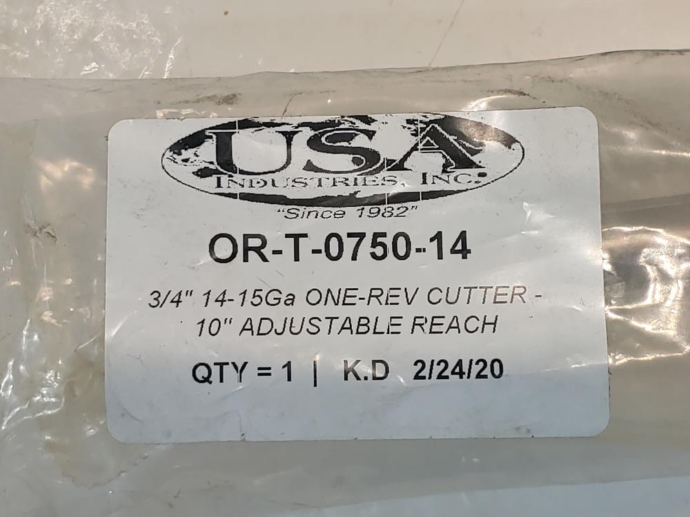 USA Industries One-Rev Internal Tube Cutter & Replacement Bits