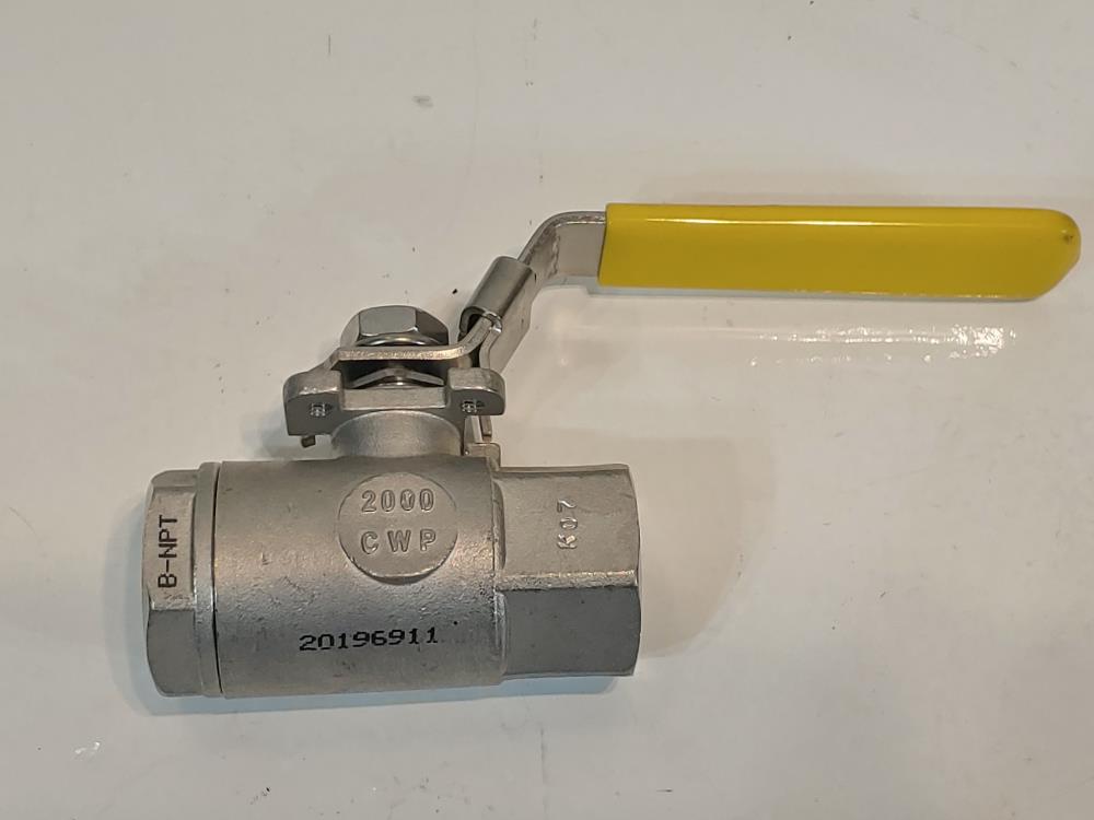 Lot of (4) T.C.I 3/4" NPT CF8M Ball Valve