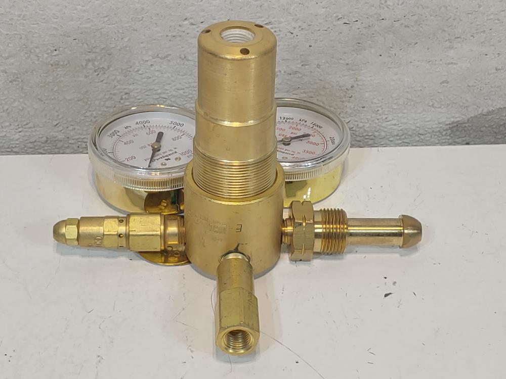 Victor Model SR4F-580 Heavy Duty/High Capacity Inert Gas Single Stage Regulator 