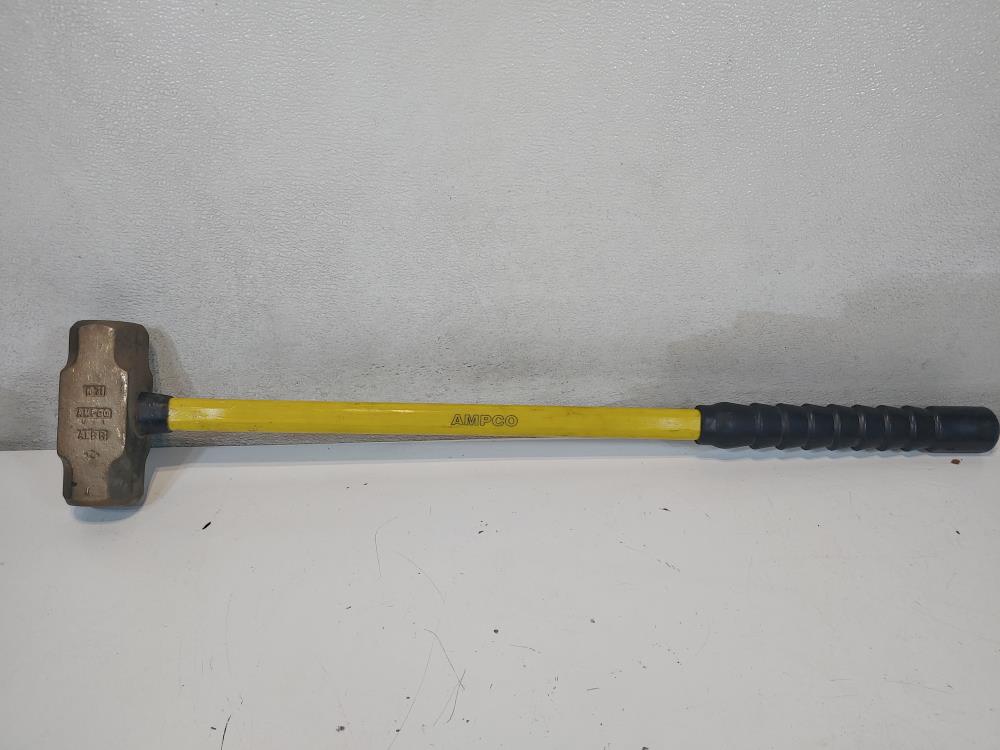 Ampco H-71 Aluminum Bronze, Fiberglass Handle Non-Sparking Sledge Hammer