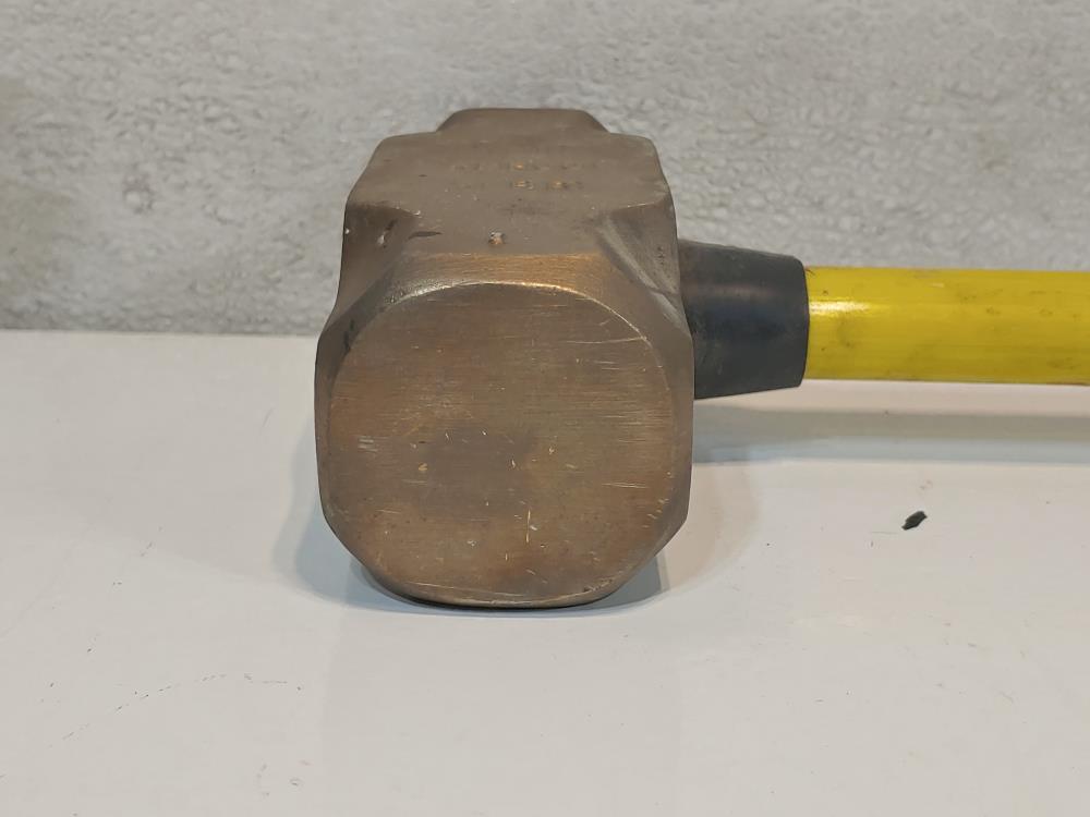 Ampco H-71 Aluminum Bronze, Fiberglass Handle Non-Sparking Sledge Hammer