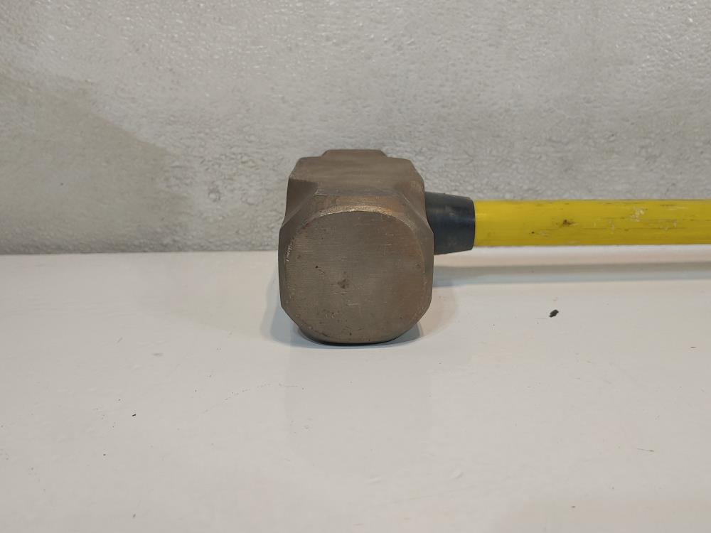 Ampco H-71 Aluminum Bronze, Fiberglass Handle Non-Sparking Sledge Hammer