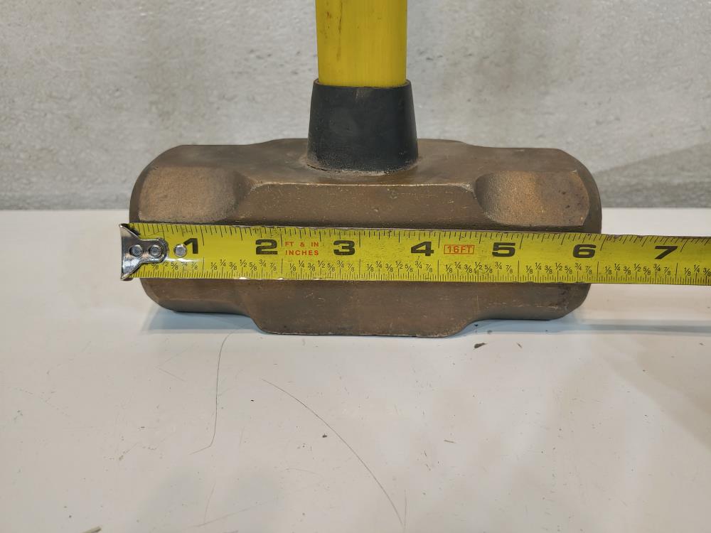 Ampco H-71 Aluminum Bronze, Fiberglass Handle Non-Sparking Sledge Hammer
