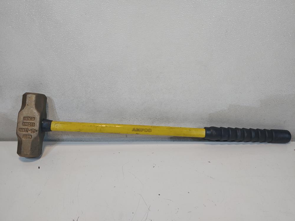 Ampco H-72 Aluminum Bronze, Fiberglass Handle Non-Sparking Sledge Hammer