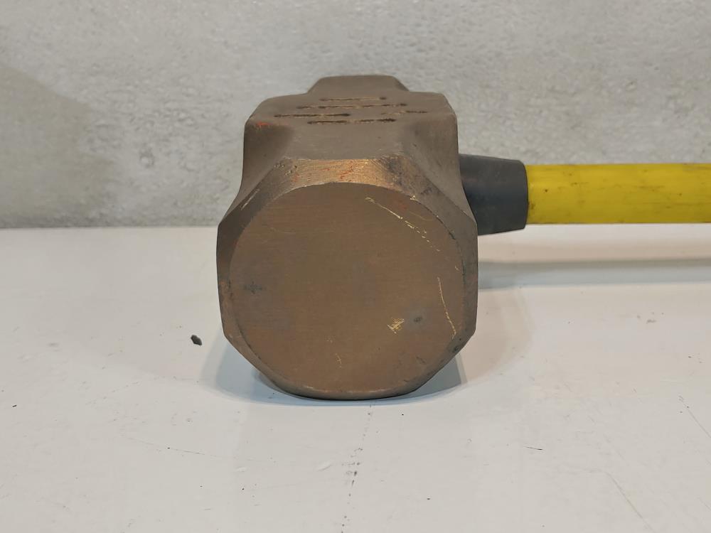 Ampco H-73 Aluminum Bronze, Fiberglass Handle Non-Sparking Sledge Hammer