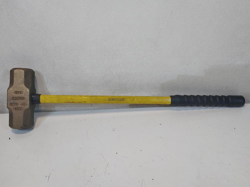 Ampco H-73 Aluminum Bronze, Fiberglass Handle Non-Sparking Sledge Hammer