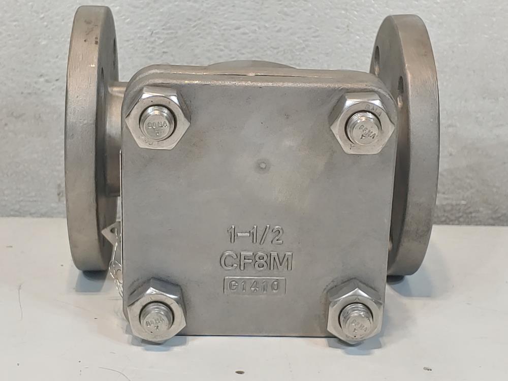 Warren 1-1/2" 150# CF8M RF Swing Check Valve