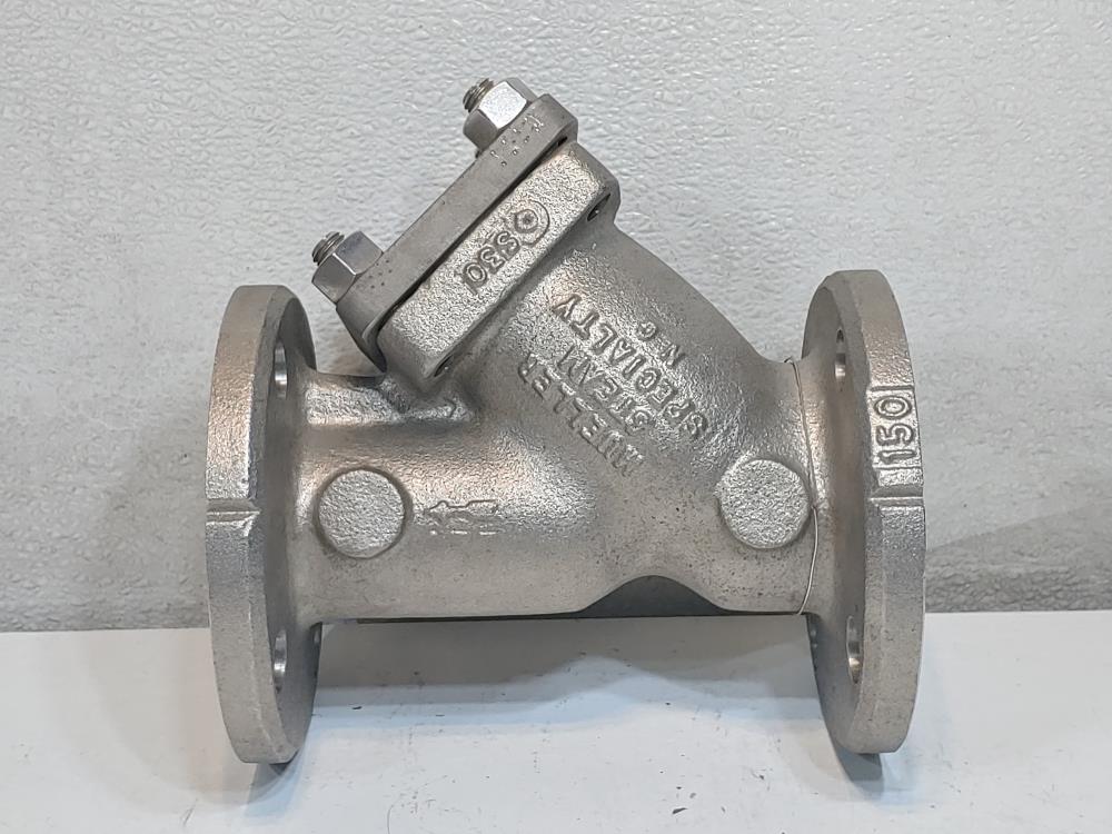 Mueller 2" 150# RF Y-Strainer CN7M 