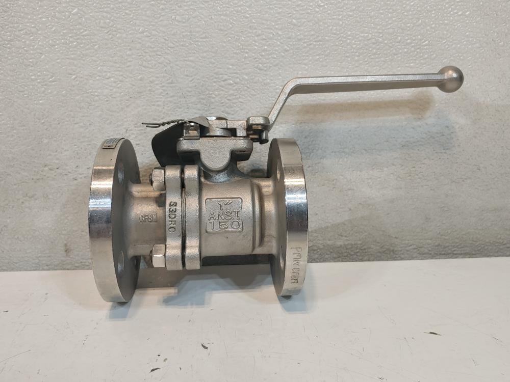 Sharpe 1" 150# RF 2PC CF8M Full Port Ball Valve FIG: FS701666RGG11F1